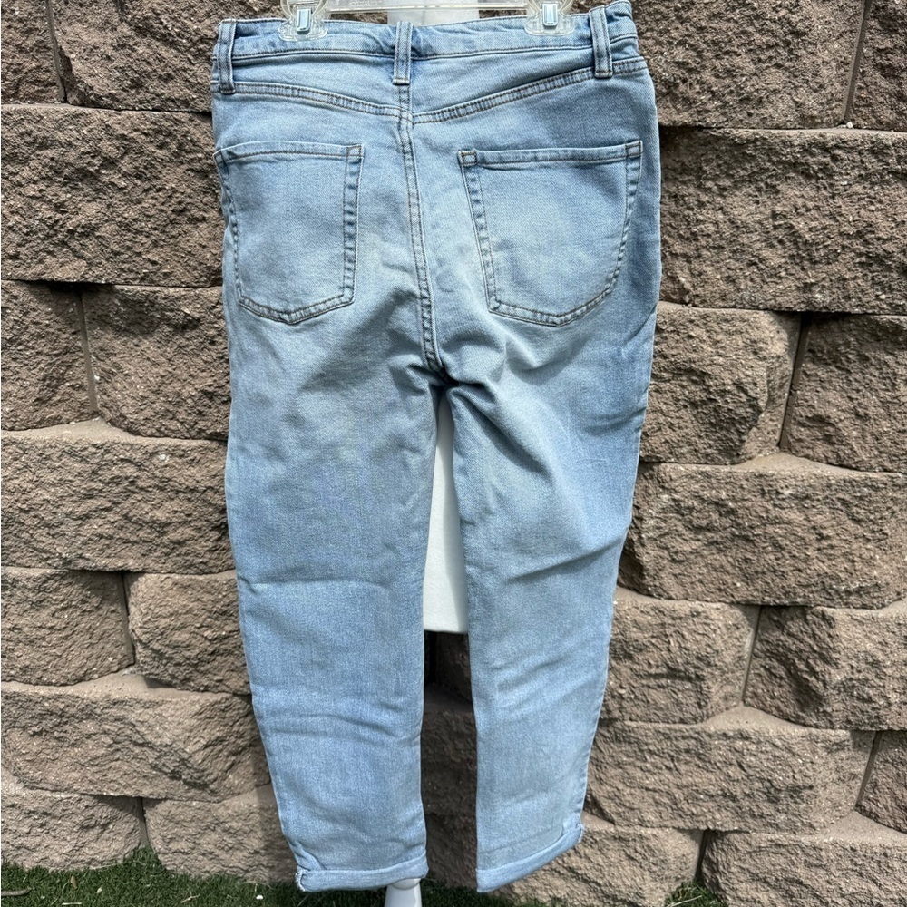 Light Blue Jeans with Totoro Sakura Design NWT size 5 (juniors) - Picture 2 of 5